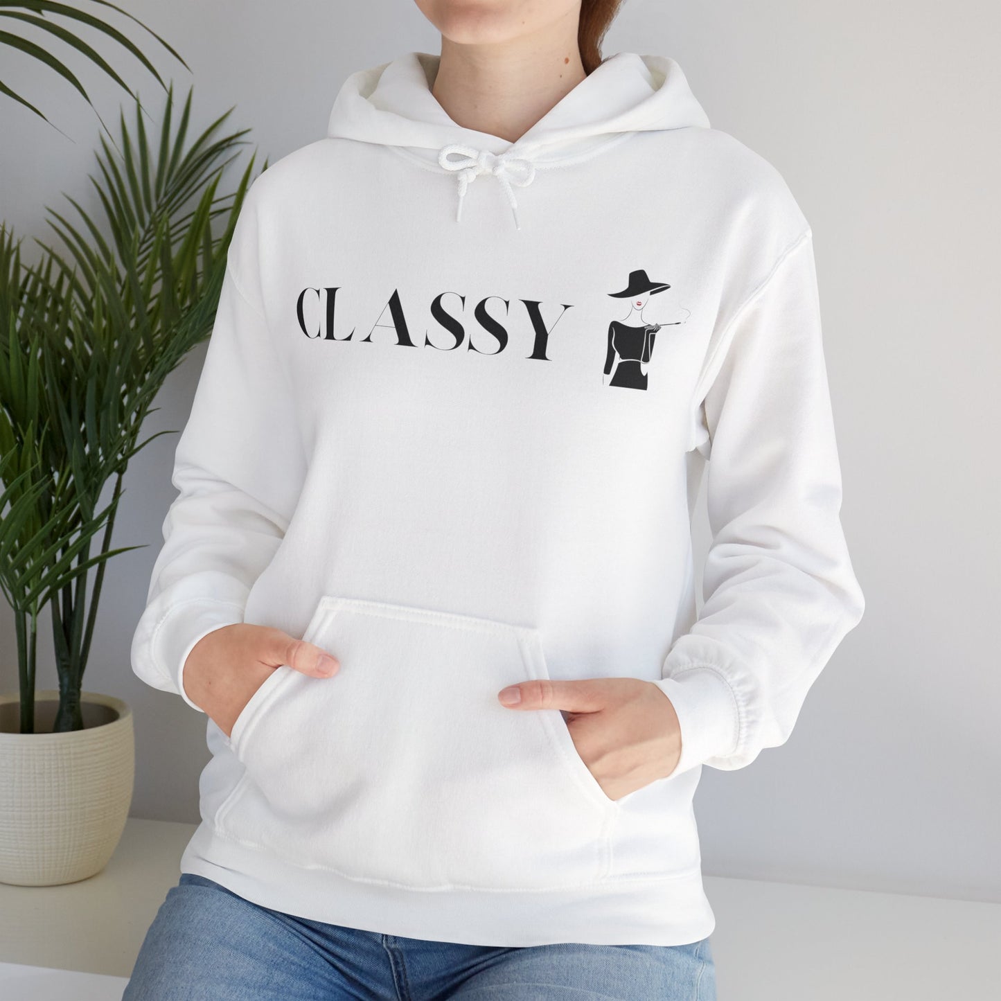 Classy (Heavy Blend™ Hooded Sweatshirt)