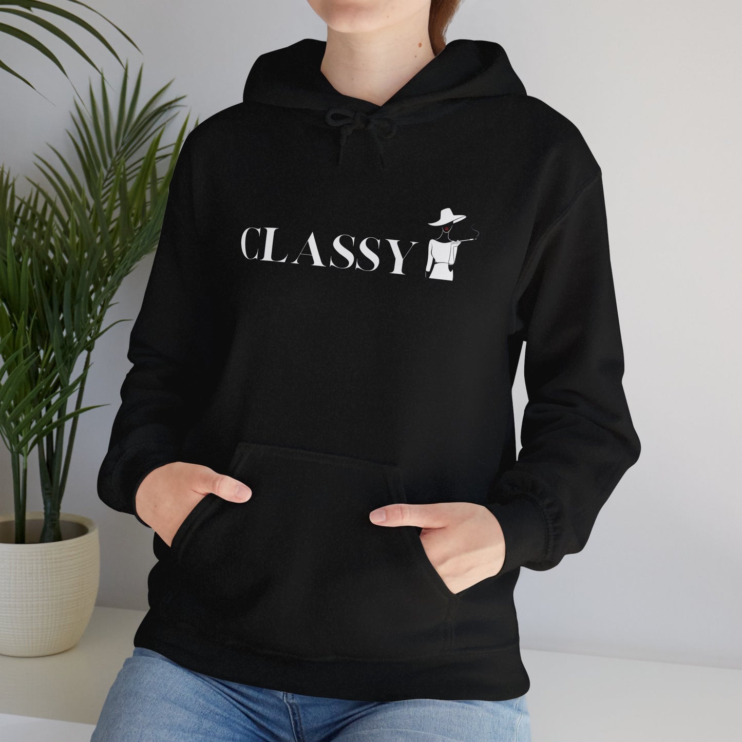 Classy (Heavy Blend™ Hooded Sweatshirt)