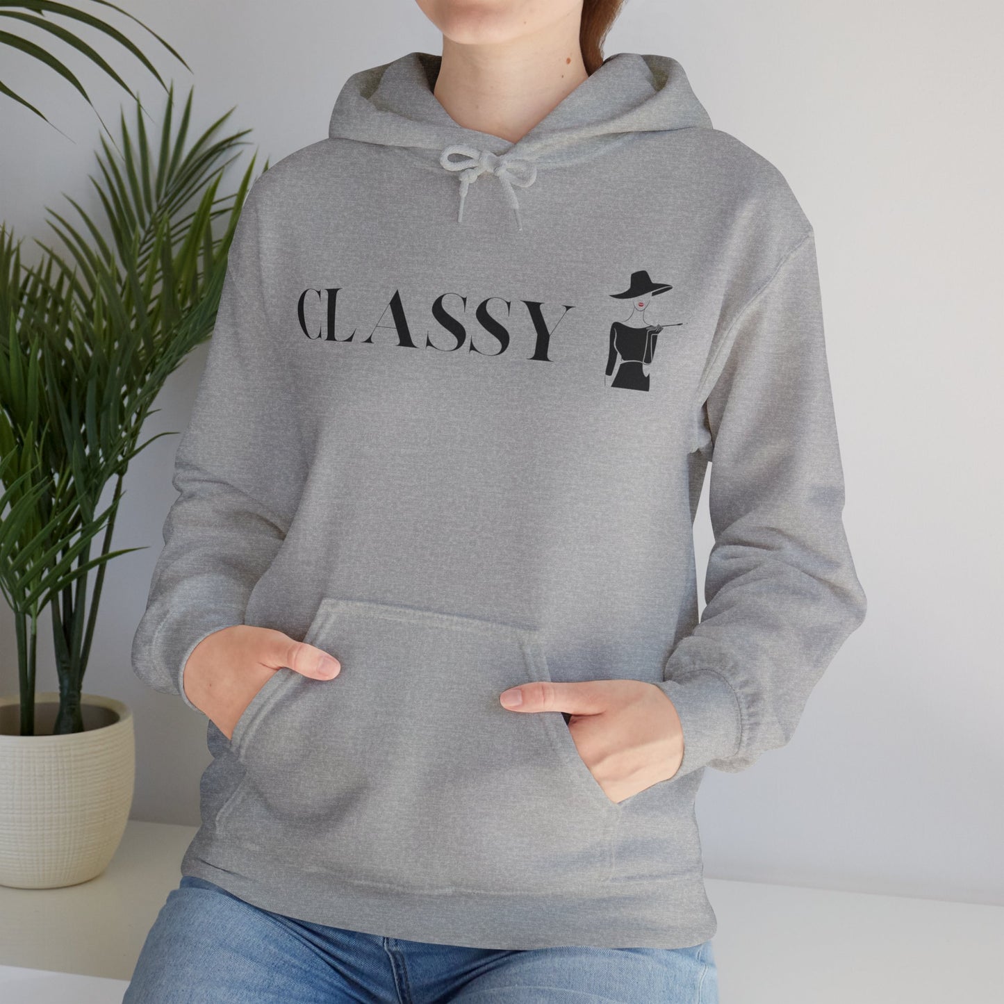 Classy (Heavy Blend™ Hooded Sweatshirt)