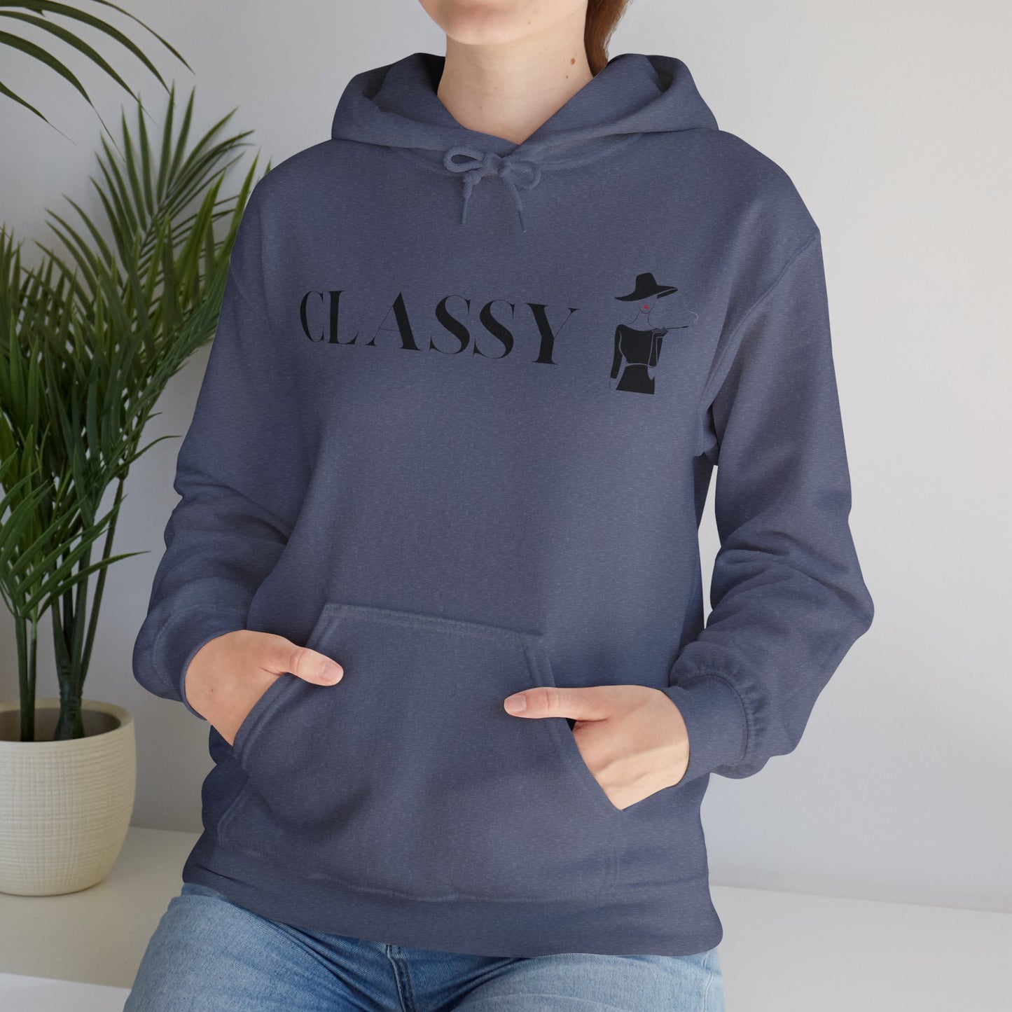 Classy (Heavy Blend™ Hooded Sweatshirt)