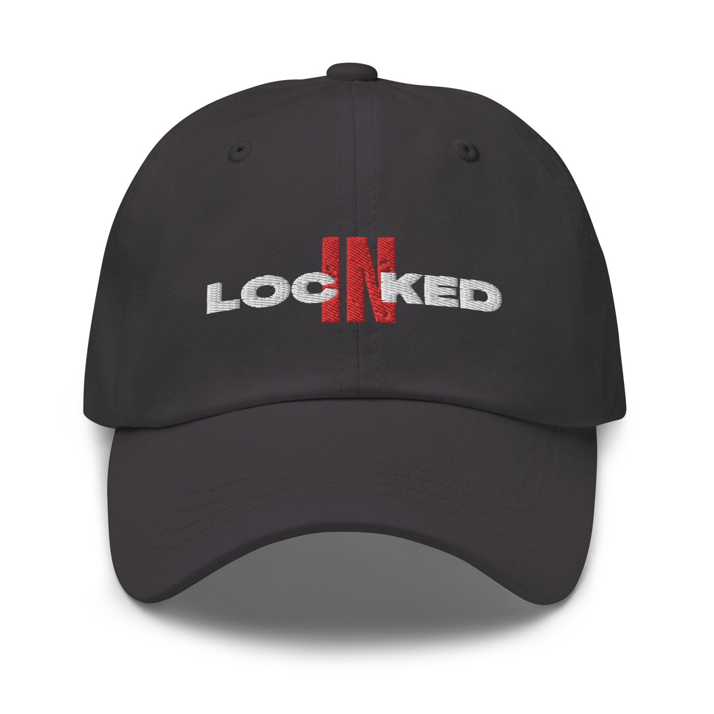 "Locked In" Dad hat