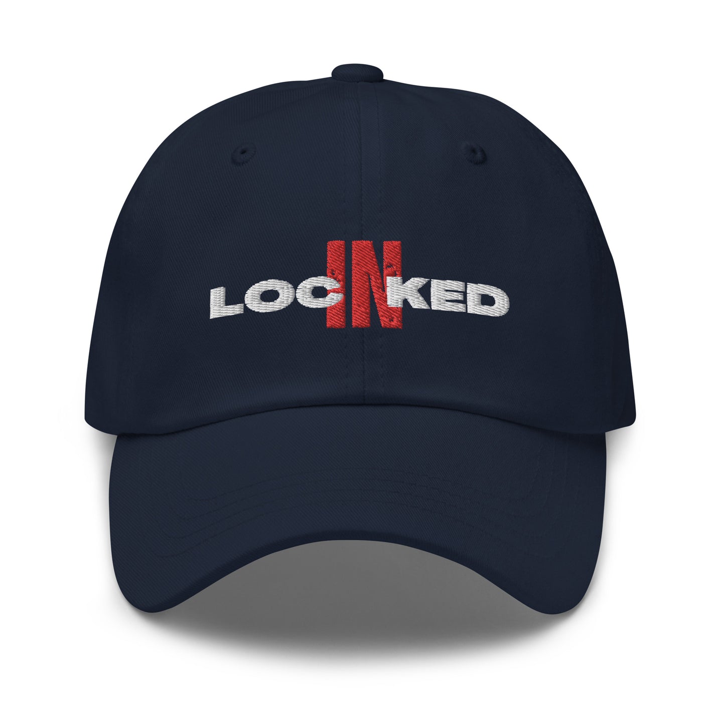 "Locked In" Dad hat