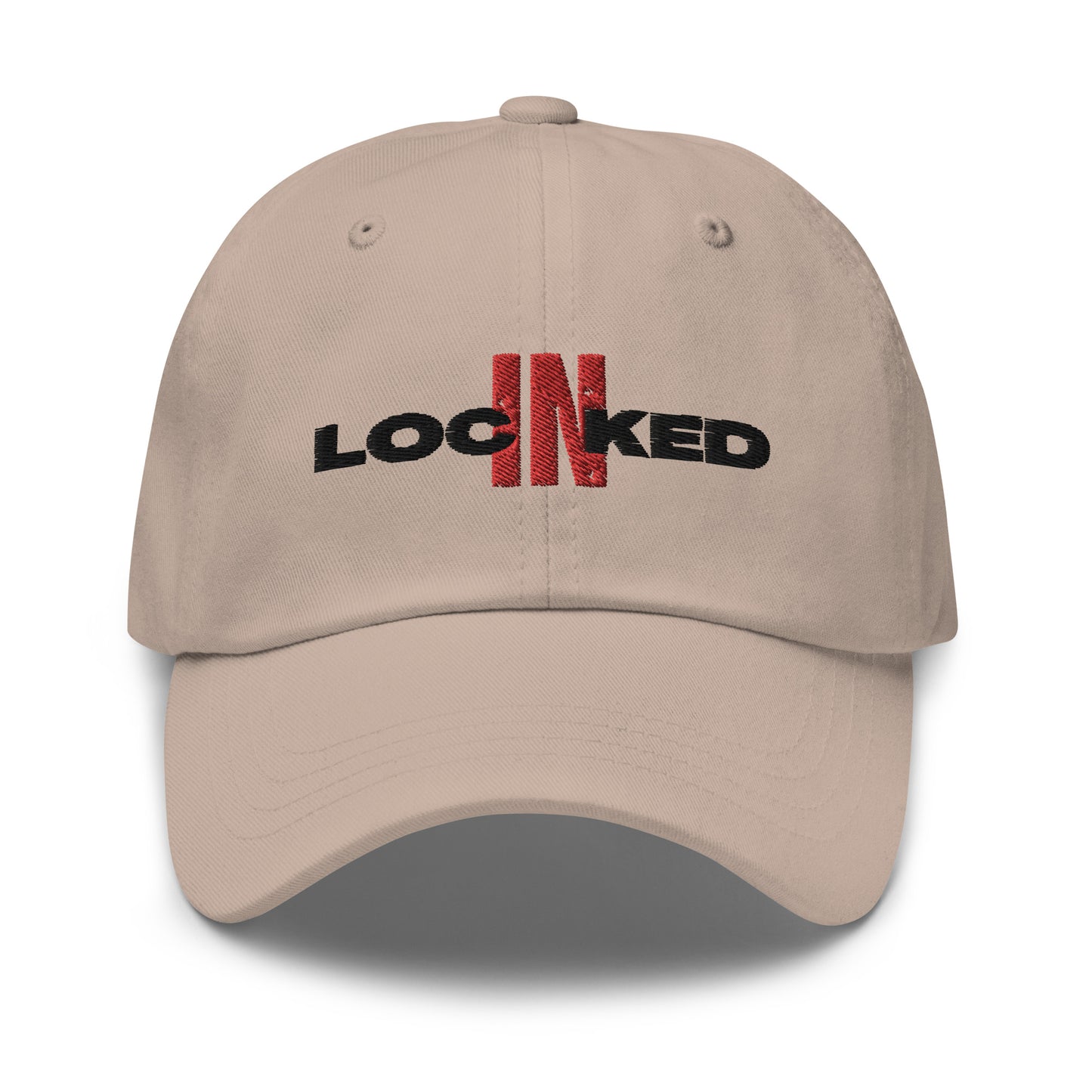 "Locked In" Dad hat