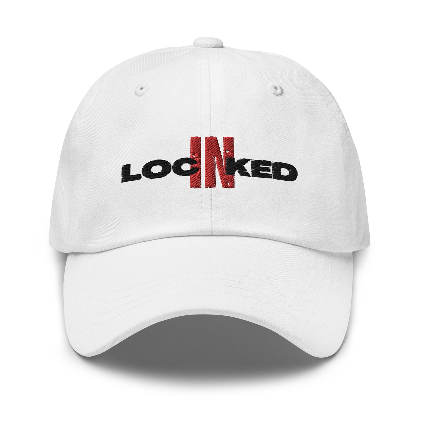 "Locked In" Dad hat