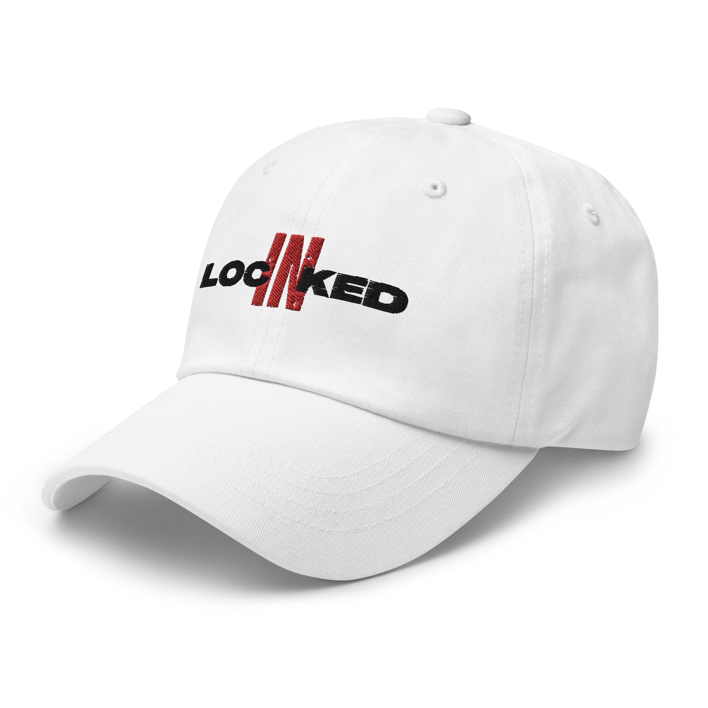 "Locked In" Dad hat