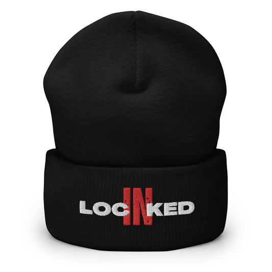 "Locked In" Cuffed Beanie