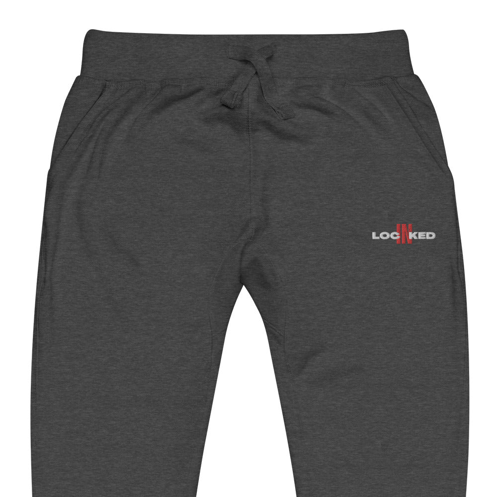 "Locked In" fleece sweatpants