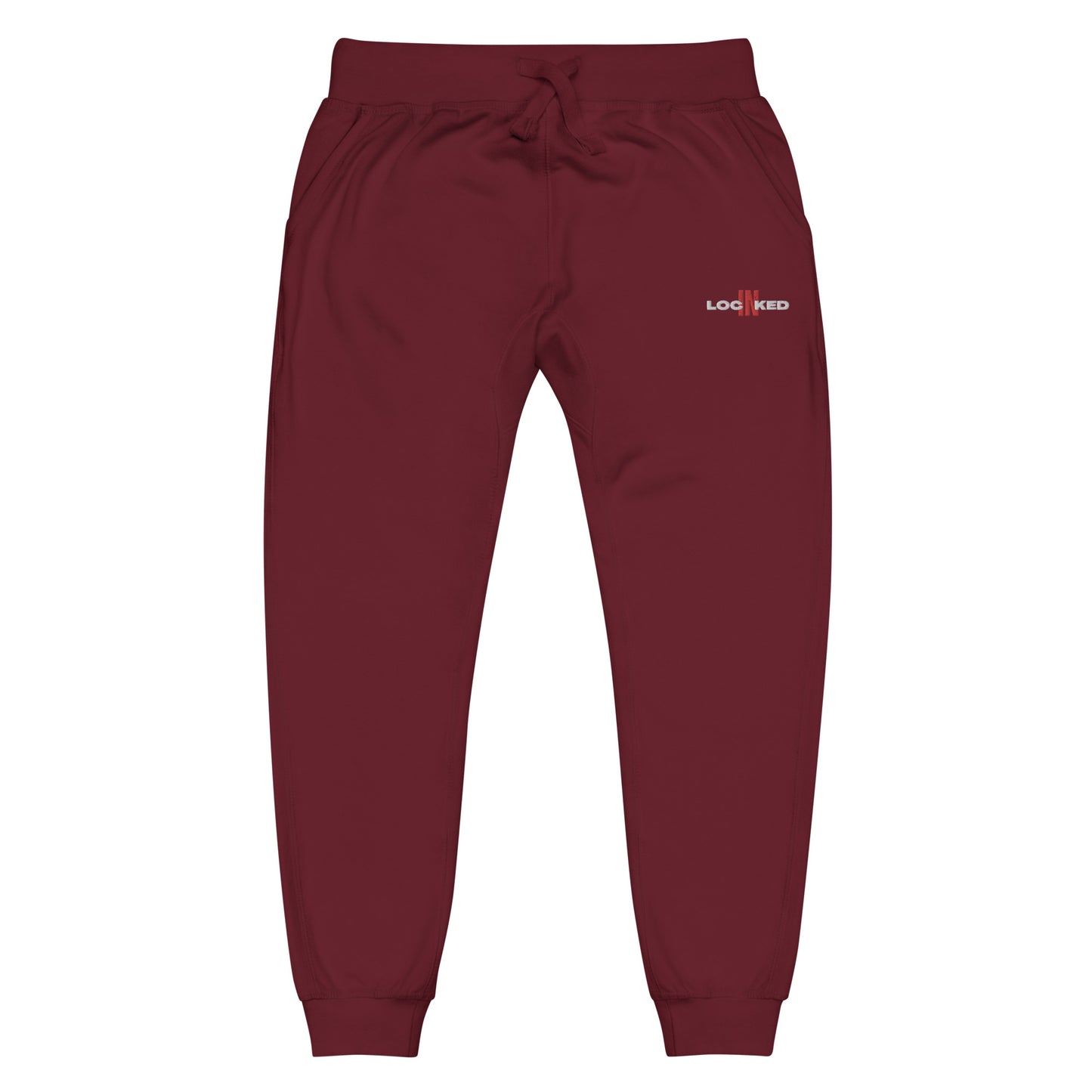 "Locked In" fleece sweatpants