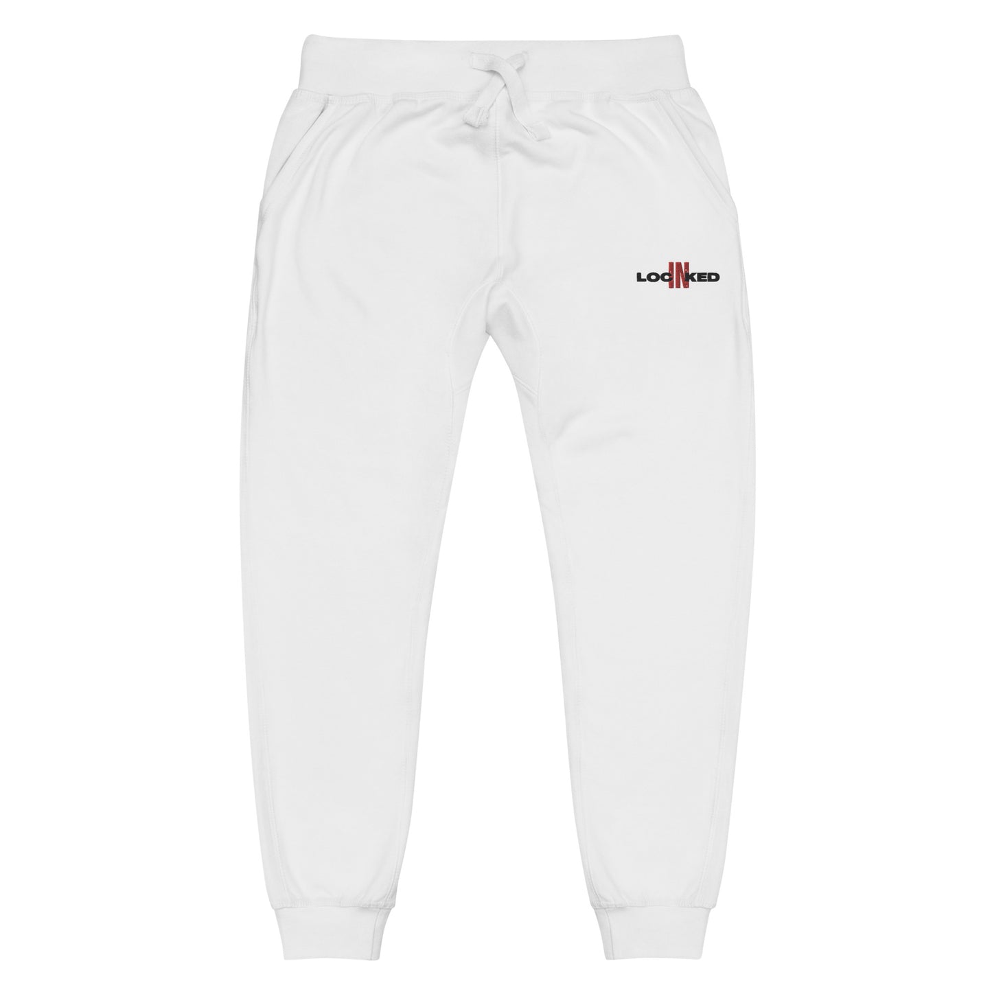 "Locked In" fleece sweatpants