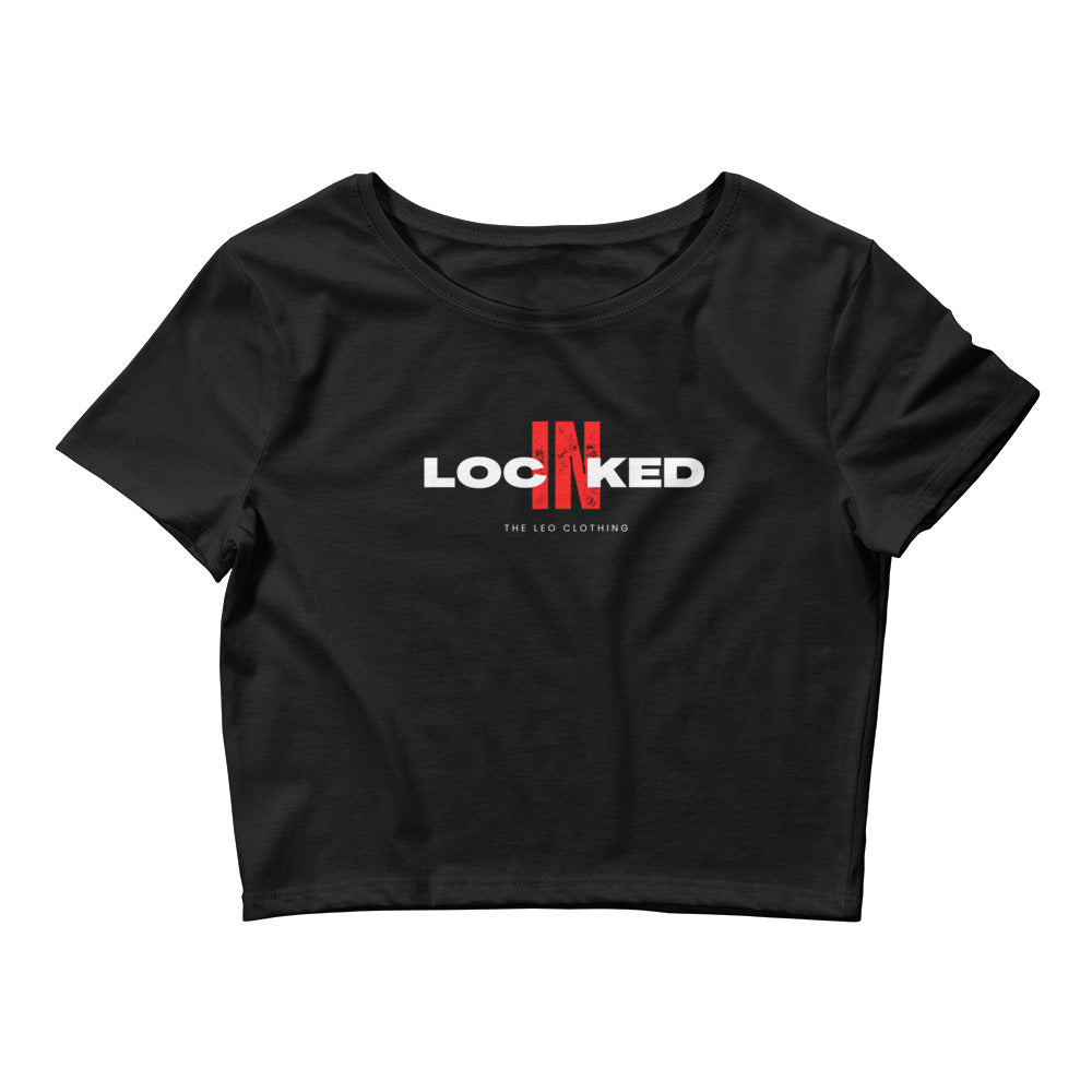 "Locked In" Women’s Crop Tee