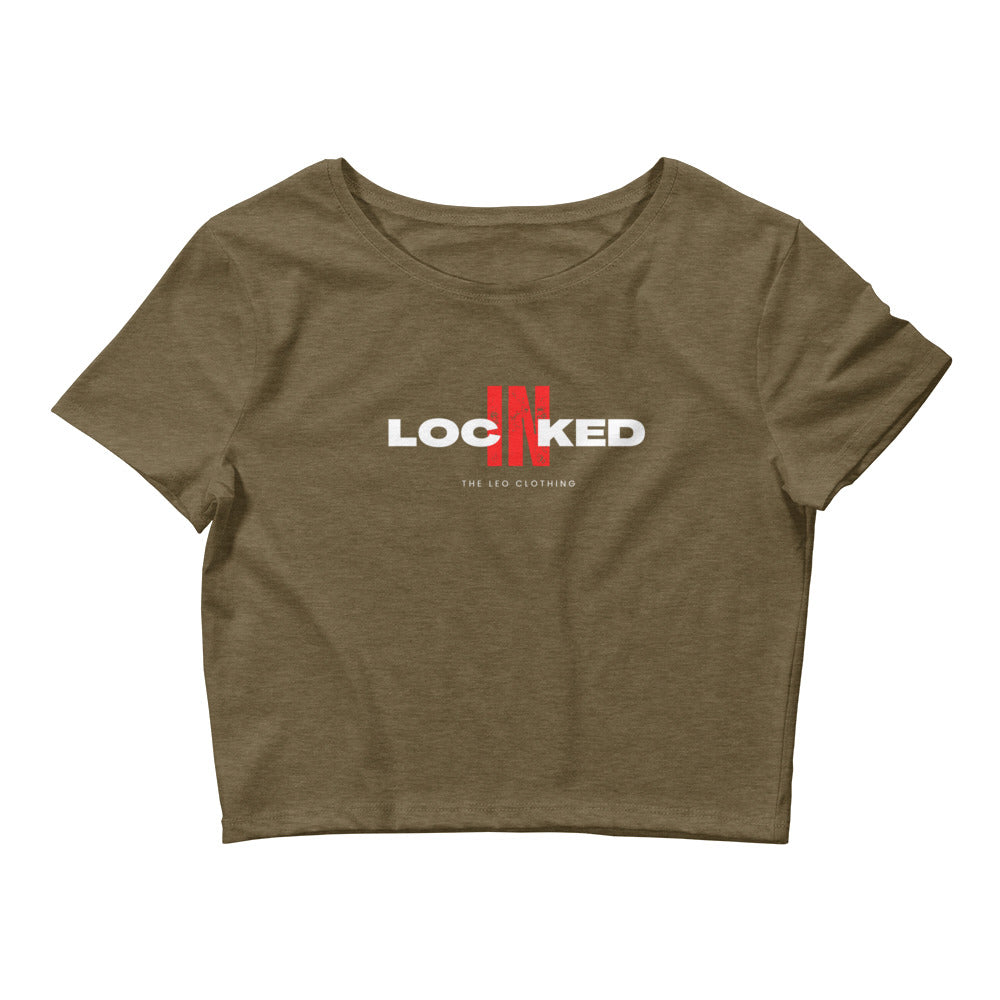 "Locked In" Women’s Crop Tee