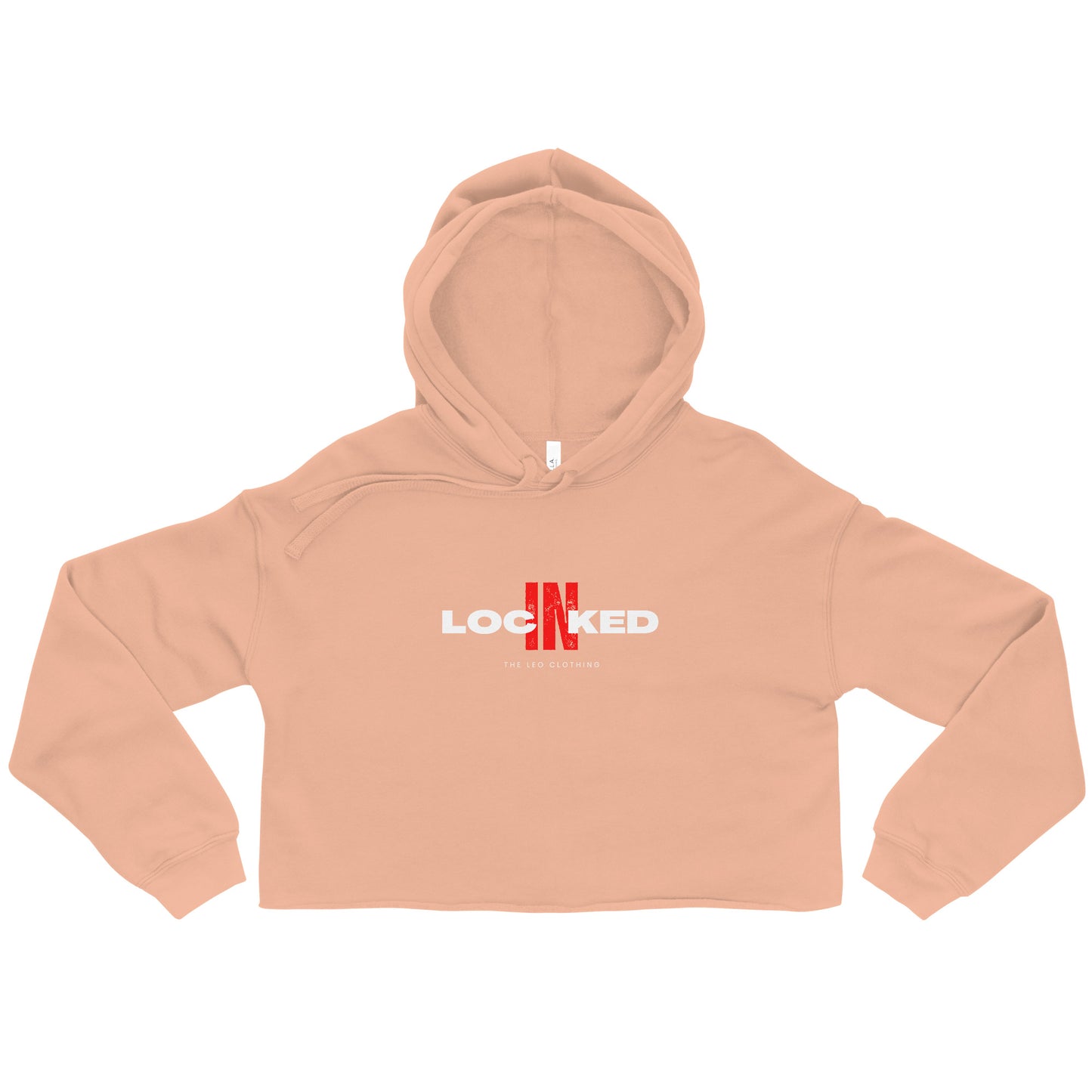 "Locked In" Crop Hoodie