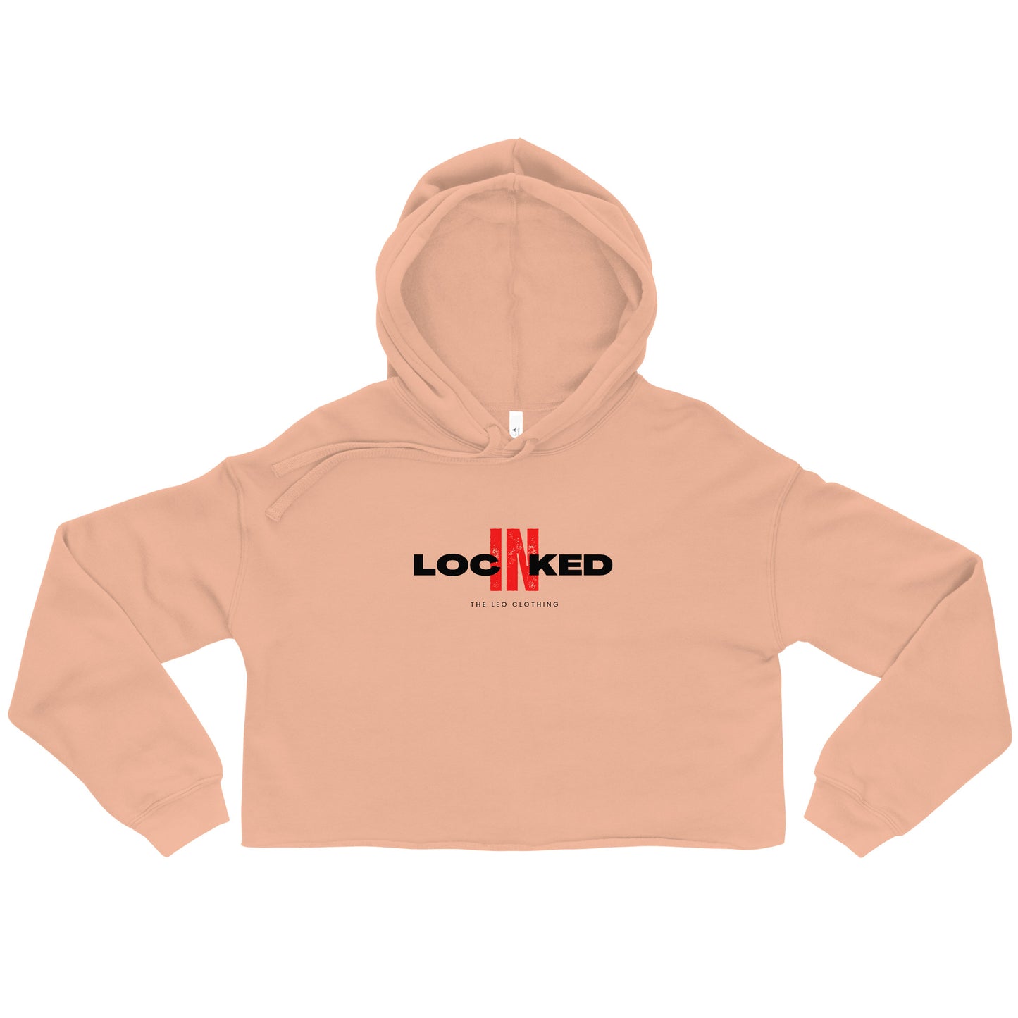 "Locked In" Crop Hoodie