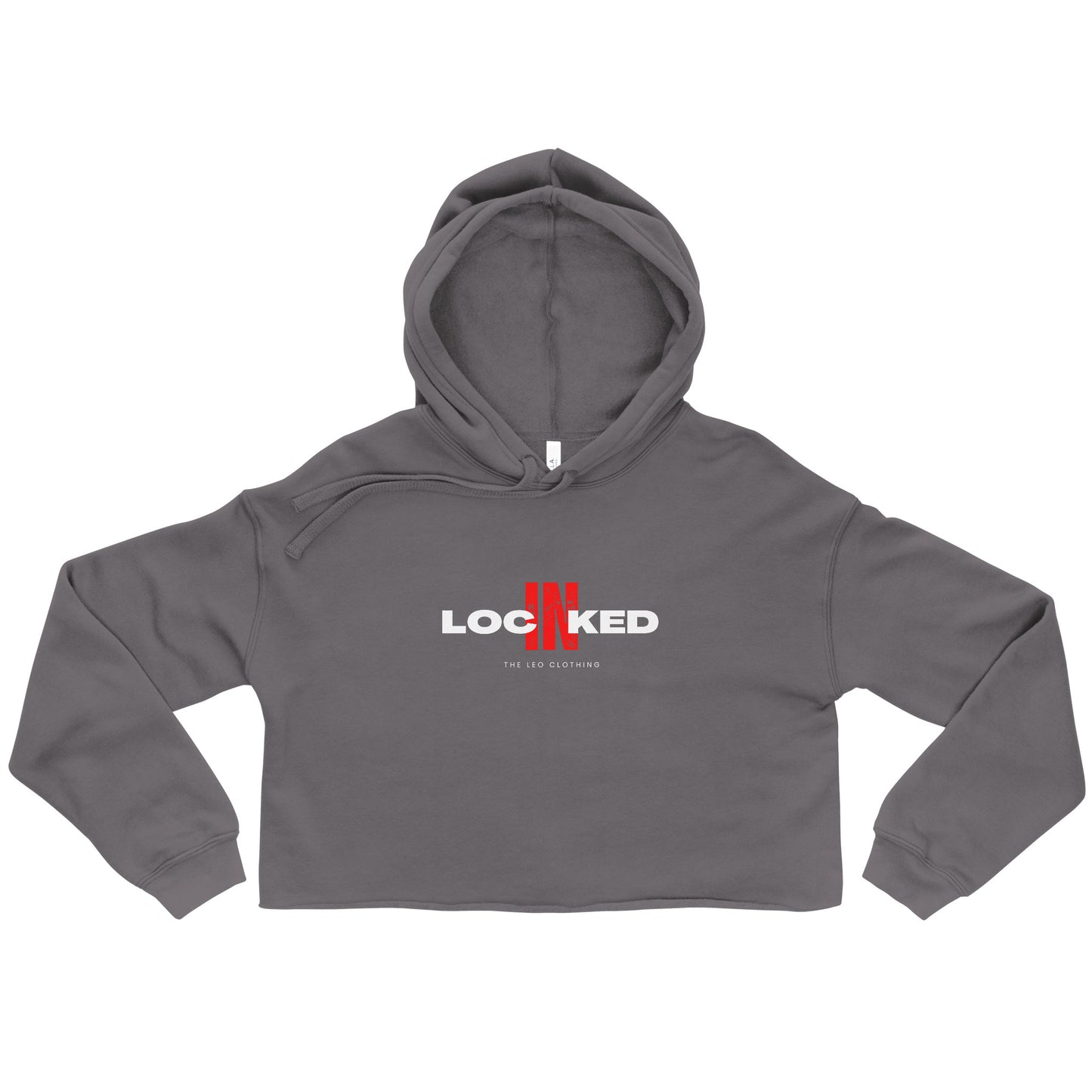 "Locked In" Crop Hoodie