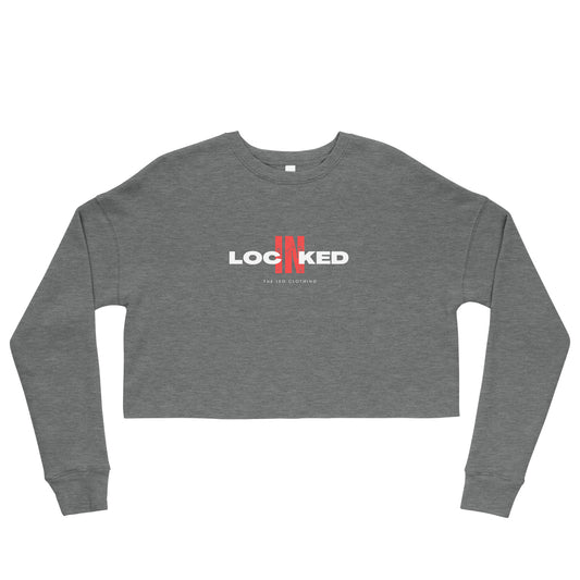 "Locked In" Crop Sweatshirt