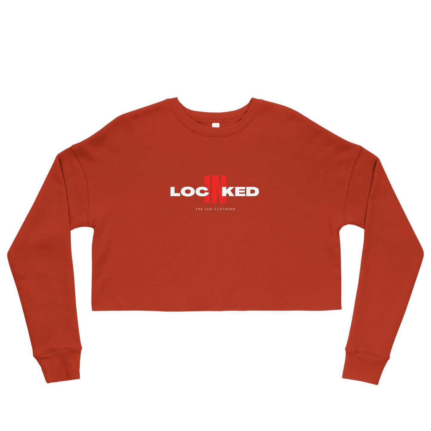 "Locked In" Crop Sweatshirt