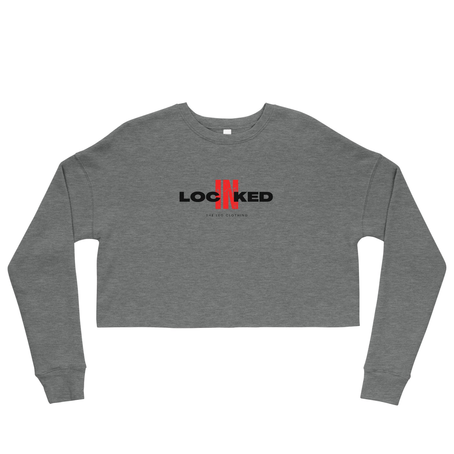 "Locked In" Crop Sweatshirt